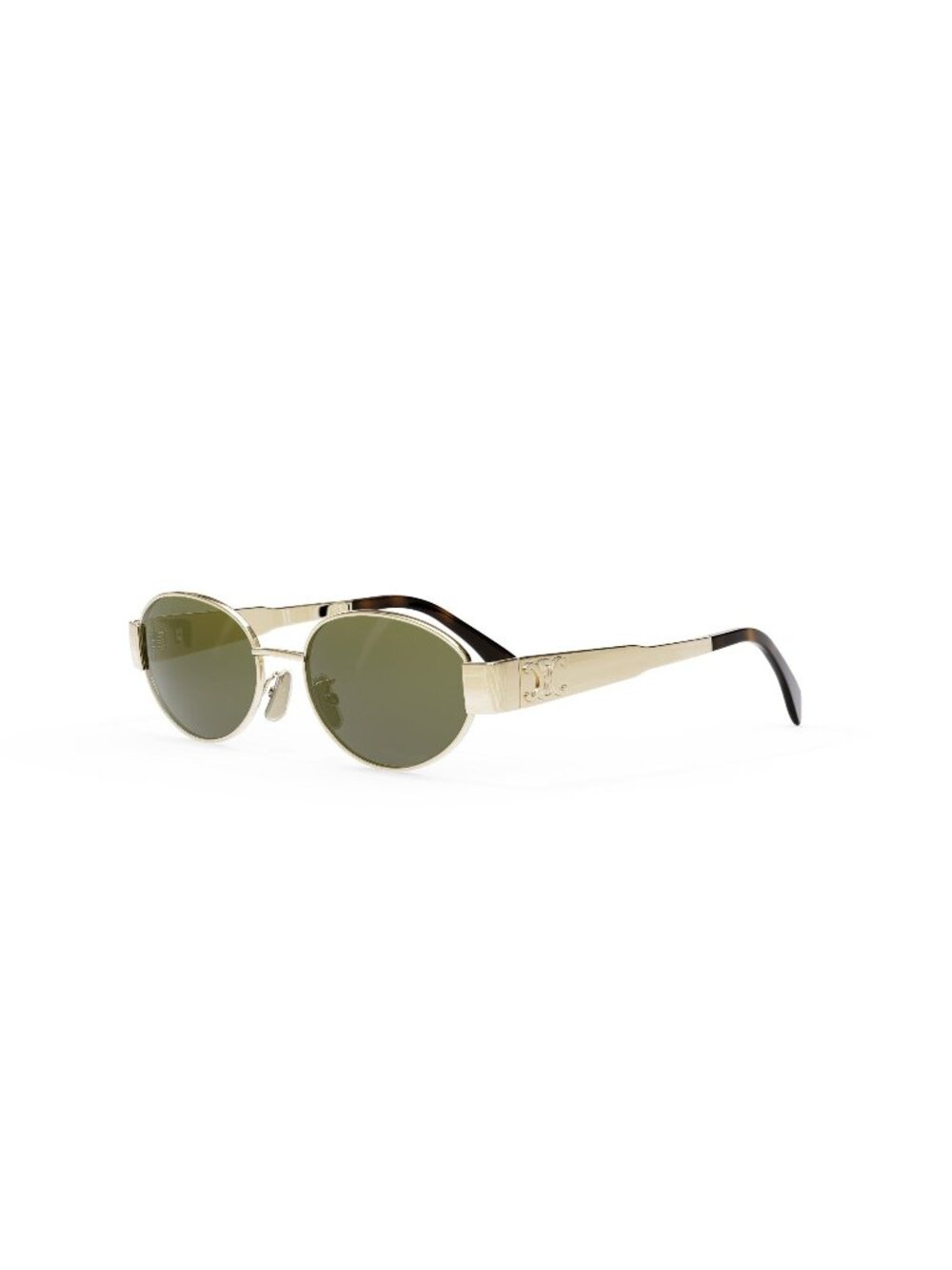 New CELINE Women's Sunglasses Metal Frame TRIOMPHE CL40235U 30N 54